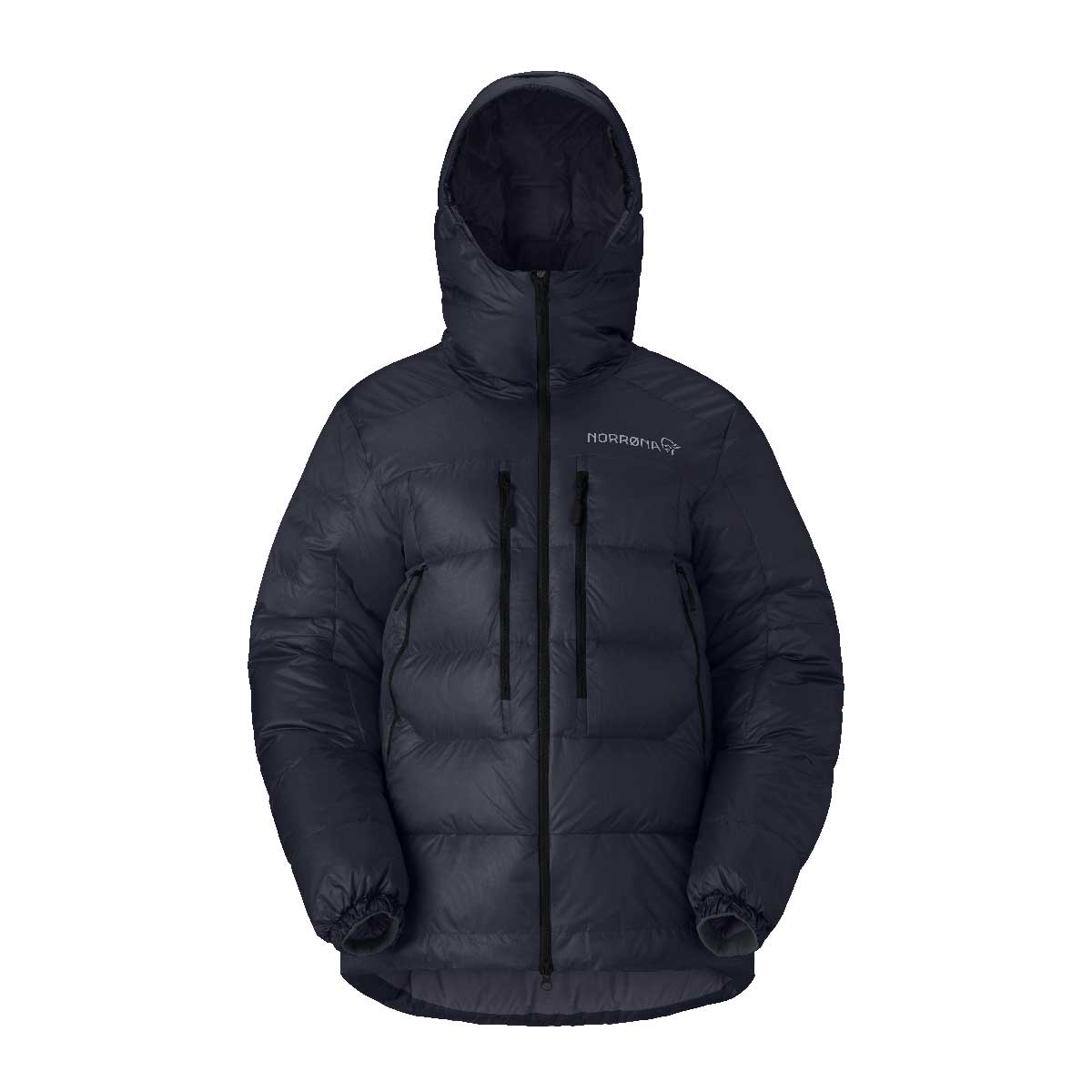 Norrona Trollveggen Down800 Hooded Jacket Women's in Caviar Black